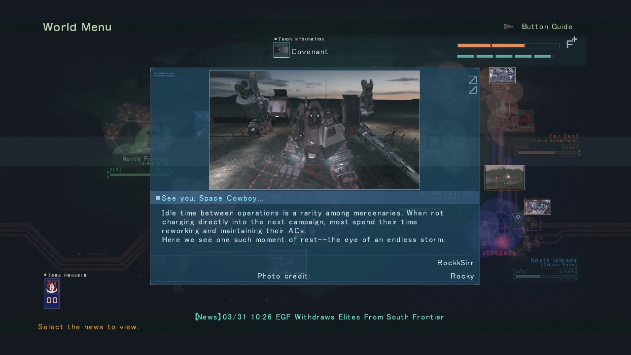  31 марта 2024 года официальные сервера VD приказали долго жить. Однако это не останавливает игроков, которые собираются поиграть в PvP режимы или поохотится на онлайн боссов через модифицированную версию на эмуляторе. Глядишь и основной "Verdict War" запустят. Хуже того, Armored Core спустя десять лет пополнился новой частью. Увидимся на Рубиконе!